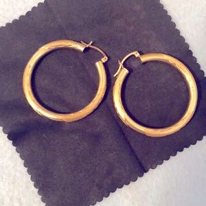 Gold Hoop Earrings